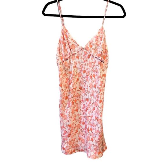 Resa Maddox Slip Mini Dress in Pink Floral size XS - Picture 2 of 9